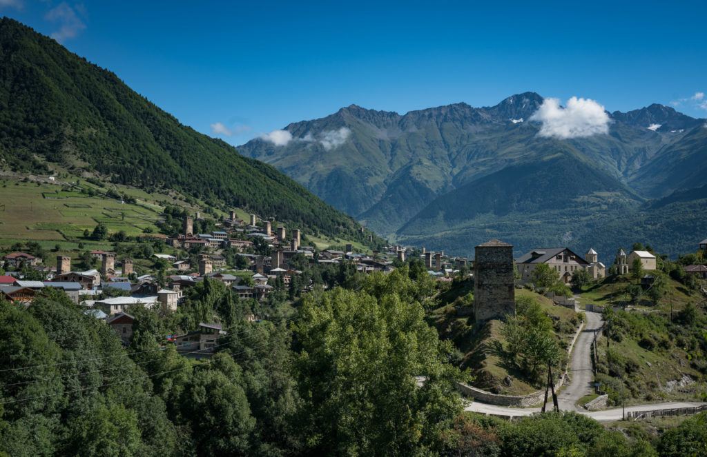 Svaneti mestia georgia - Views of the town