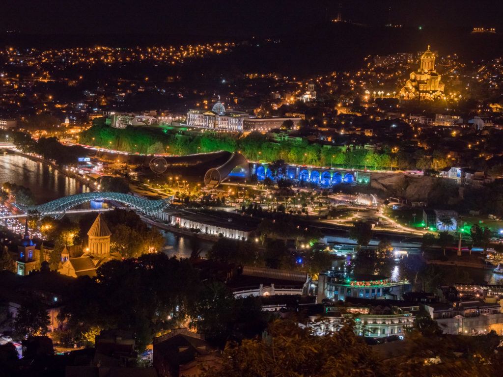 Things To Do in Tbilisi attractions | Places To Visit In Tbilisi Map Google: Tbilisi at night 