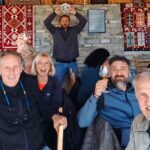 Guests at a Georgian supra feast, Jvari Monastery, qvevri cellar, traditional food, and Svetitskhoveli Cathedral - Mtskheta day tour from Tbilisi