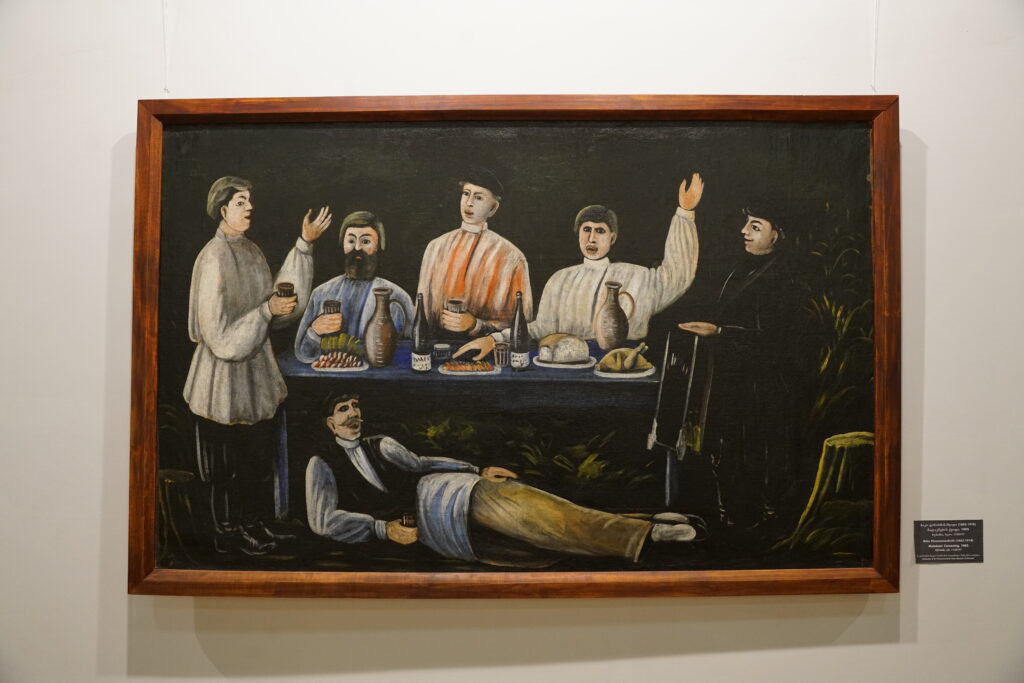 What I found out was a REAL Pirosmani painting at the Sighnaghi Museum