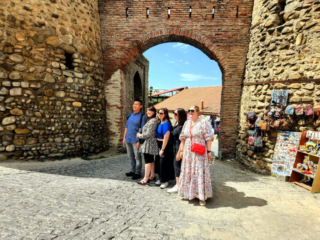 Walking the cobbled streets of Sighnaghi